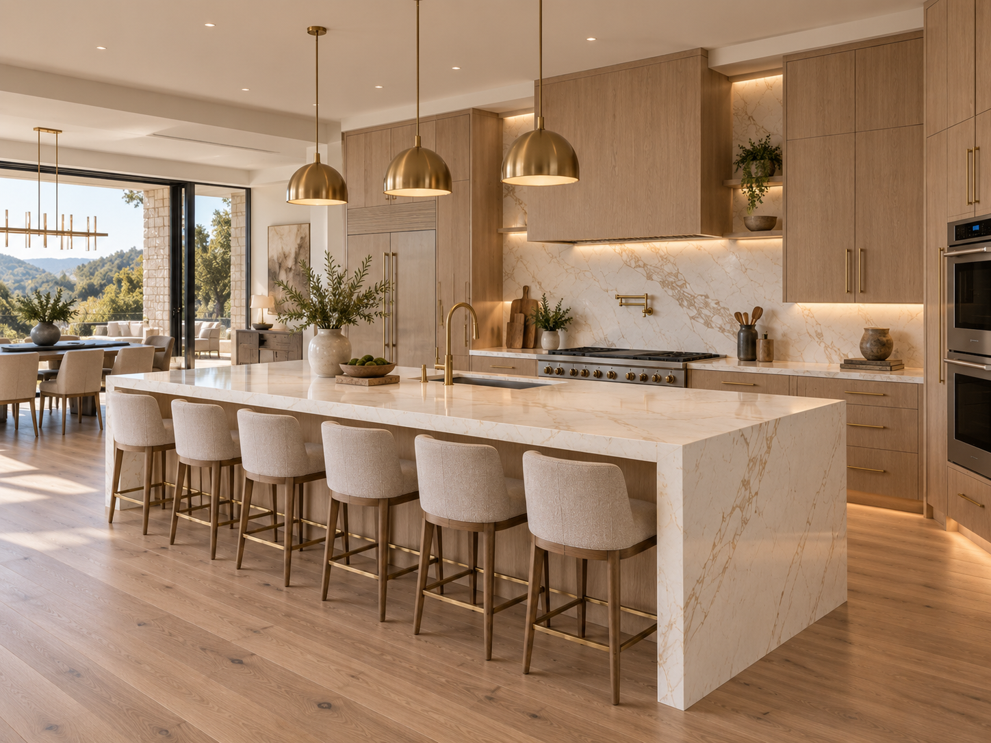 AUREA warm modern luxury kitchen, photo 2