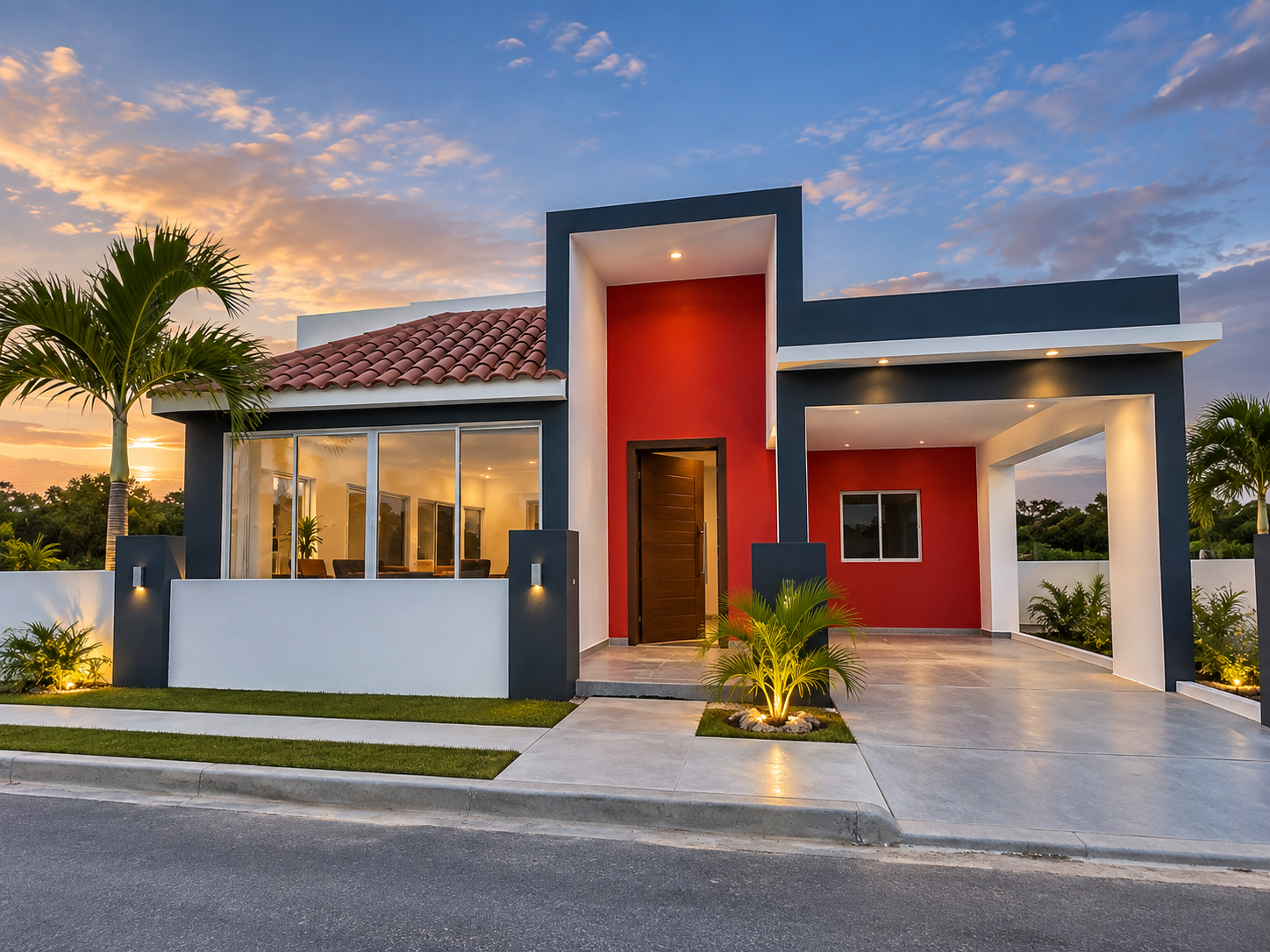 Coral Model — Single-story custom home