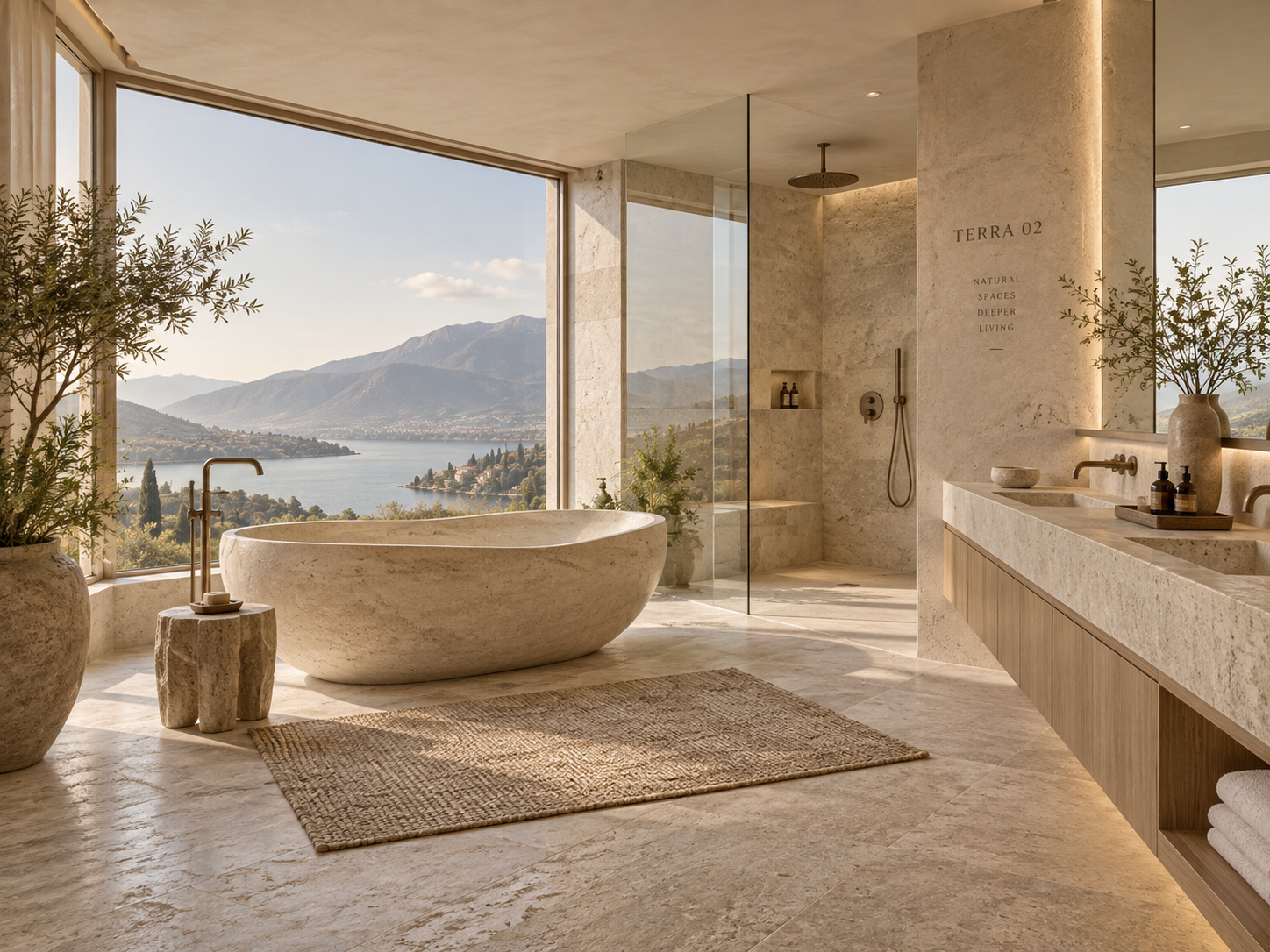 TERRA organic modern luxury bathroom, photo 2