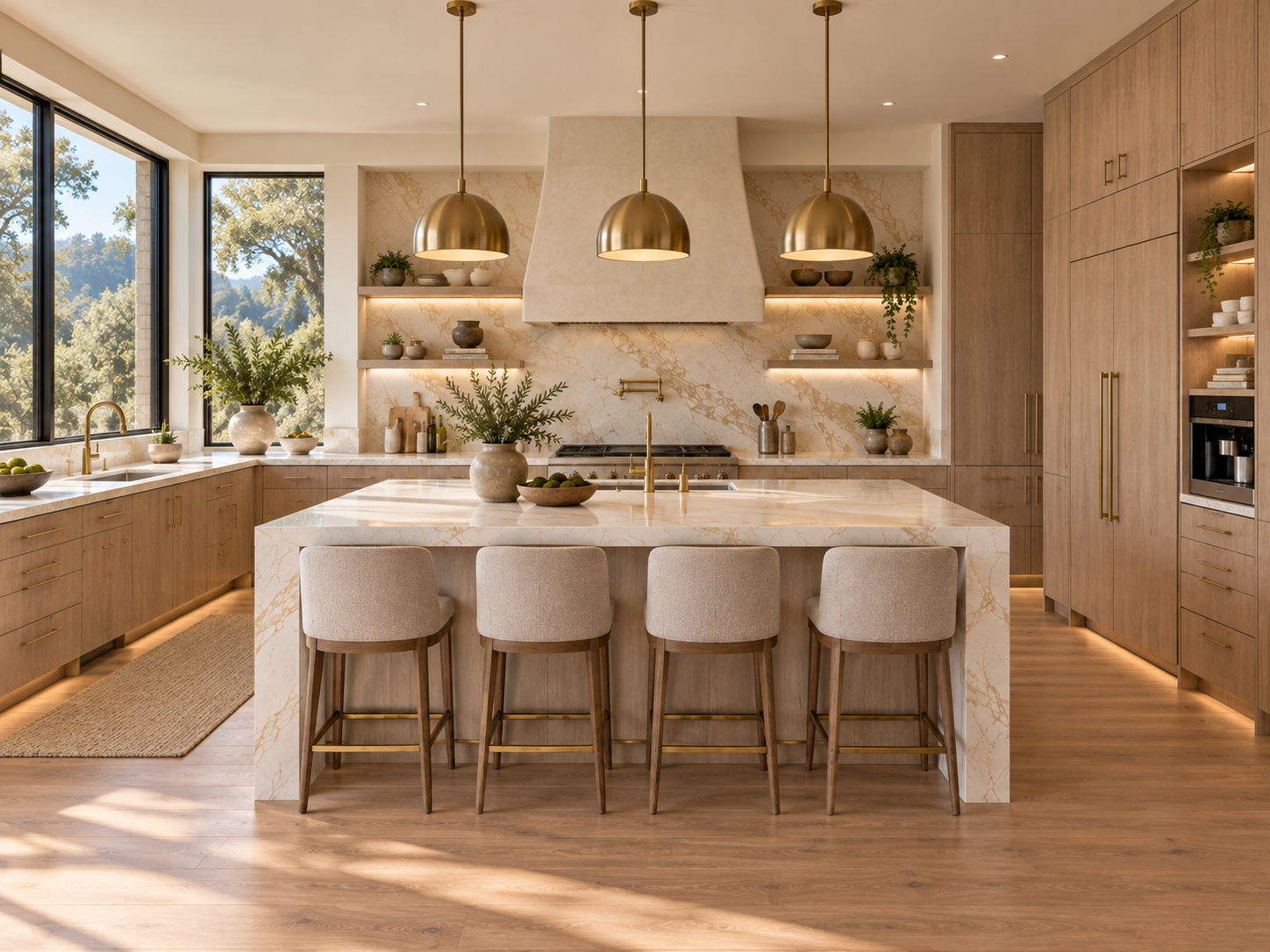 AUREA warm modern luxury kitchen, photo 3