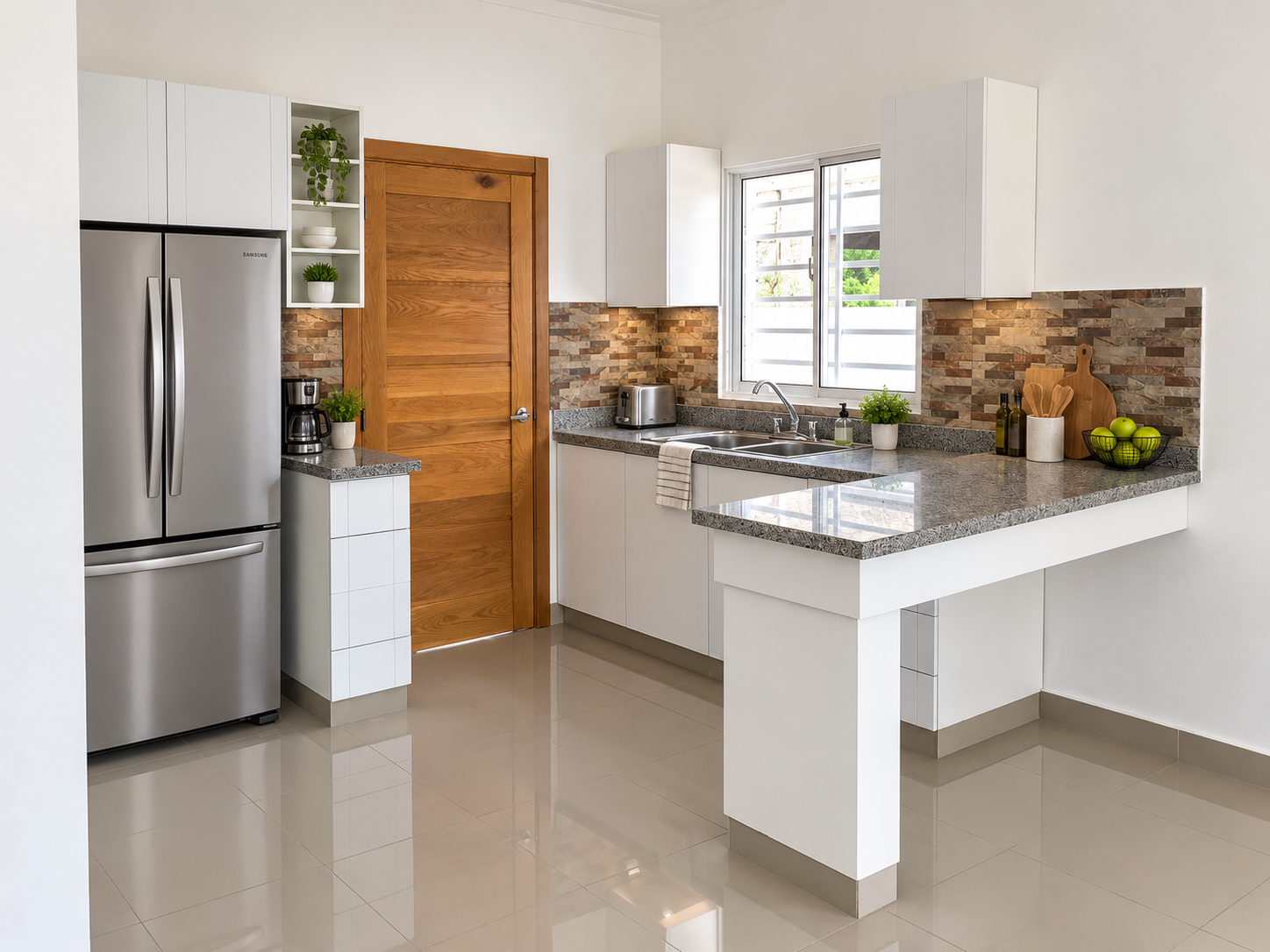 Delfin Model Kitchen — Custom kitchen interior
