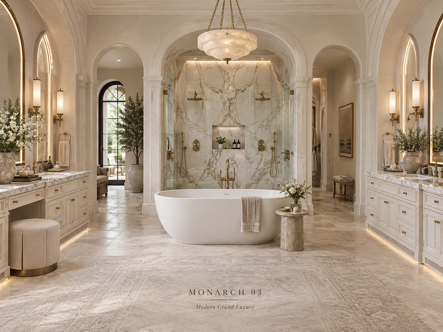 MONARCH modern grand luxury bathroom, photo 3