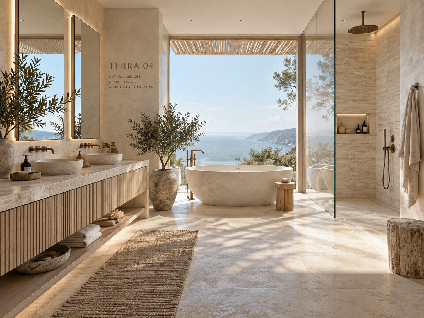 TERRA organic modern luxury bathroom, photo 4